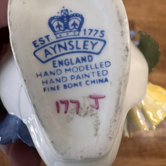 Aynsley Fine Bone China‎ Floral Bouquet Arrangement Vintage English Porcelain - Picture 6 of 6